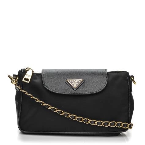 black prada black nylon tessuto saffiano crossbody multi utility bag|prada camera bag saffiano.